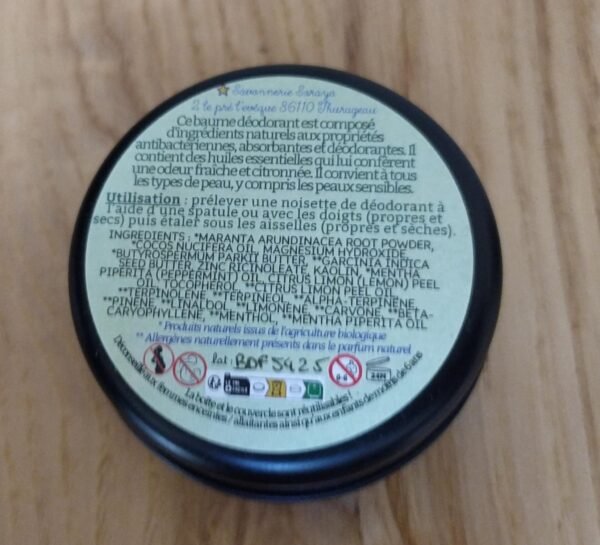 Baume déodorant Fraîcheur 50ml – Image 3