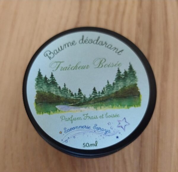 Baume déodorant fraîcheur boisée 50ml – Image 2