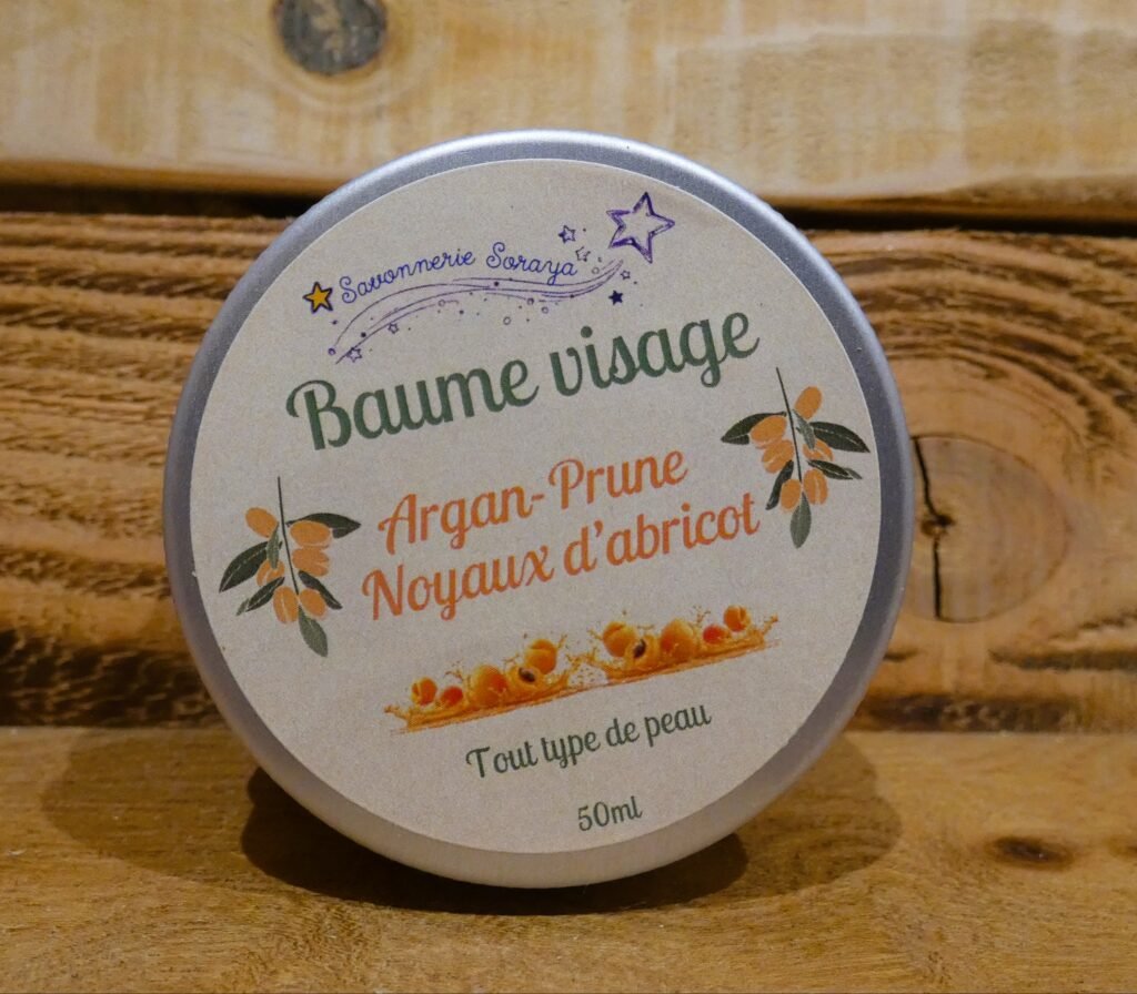 Baume visage Argan-Prune-Noyaux d'abricot