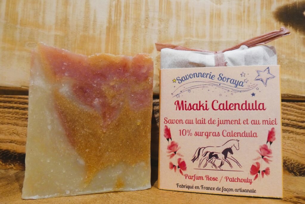 Savon au lait de jument et calendula : Misaki Calendula