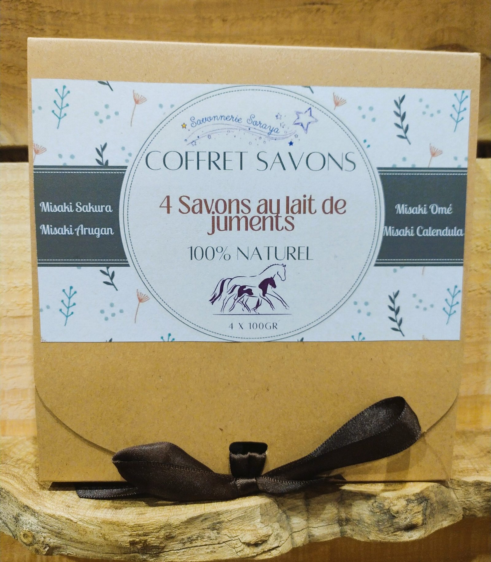 Coffret 4 savons : Lait de Jument