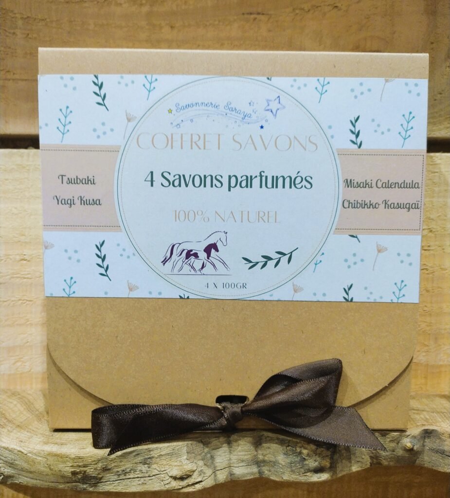Coffret 4 savons parfumés